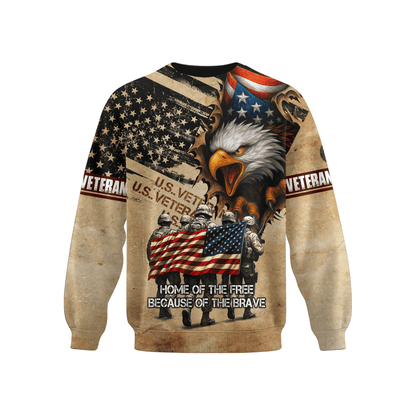 U.S. Coast Guard Eagle Zip Hoodie | Patriotic Gift