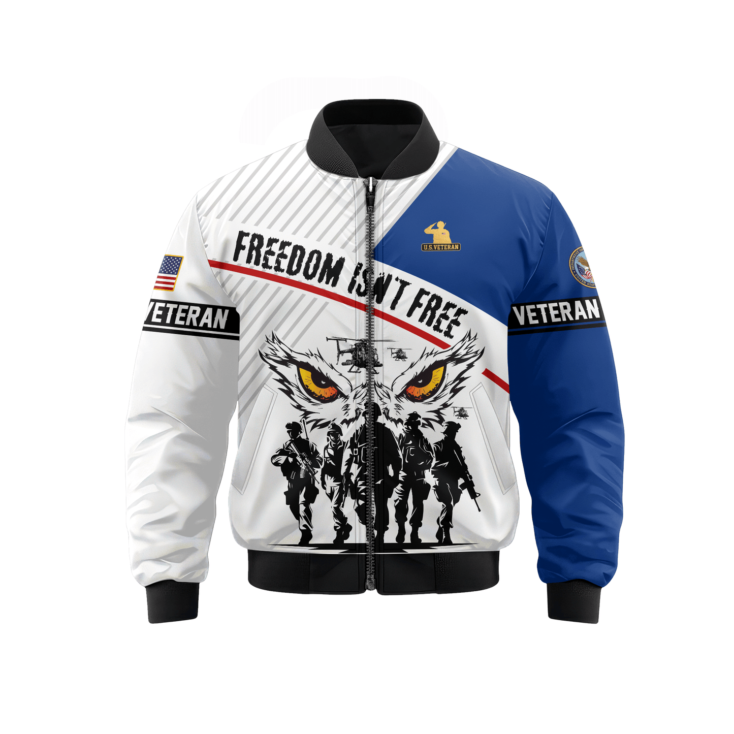 U.S. Coast Guard Eagle Hoodie VET31102 | Patriotic Gift