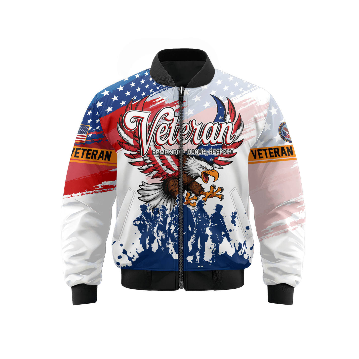 U.S. Coast Guard Eagle Hoodie VET31106 | Patriotic Gift