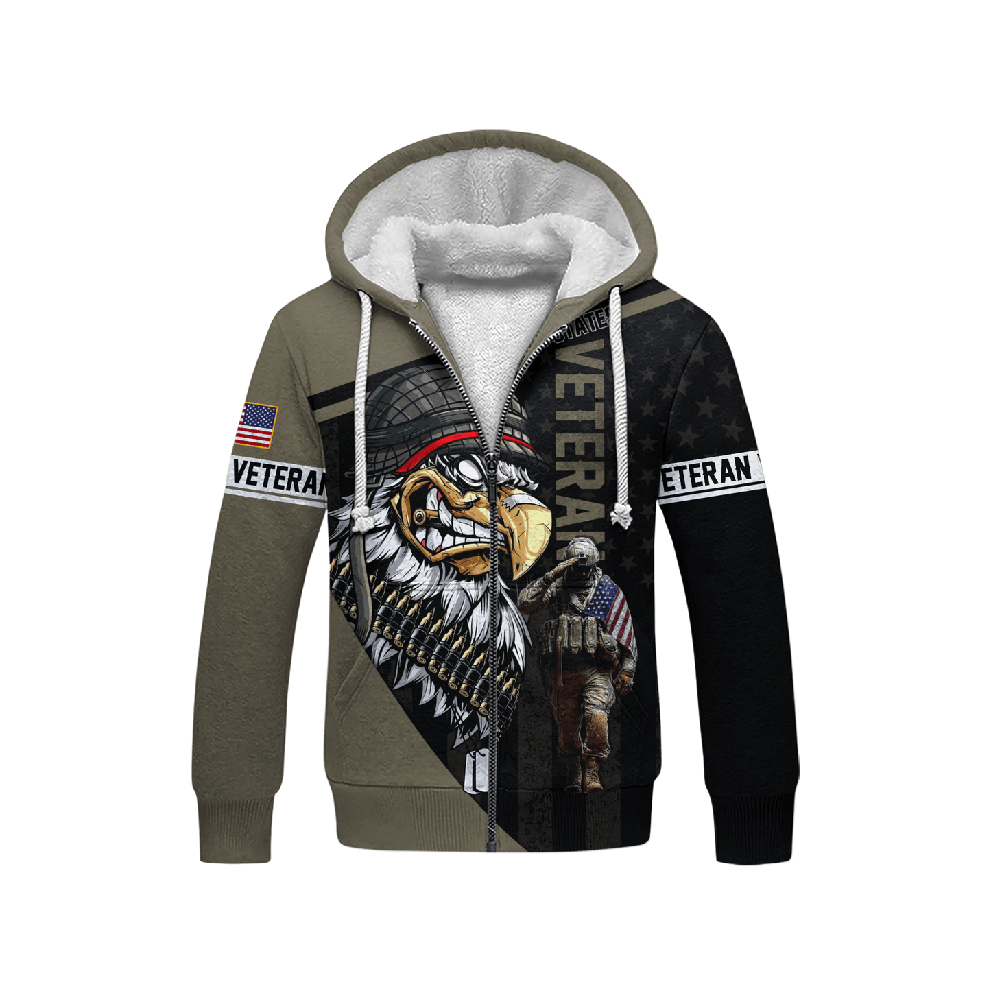 U.S. Coast Guard Eagle Hoodie VET31104 | Patriotic Gift
