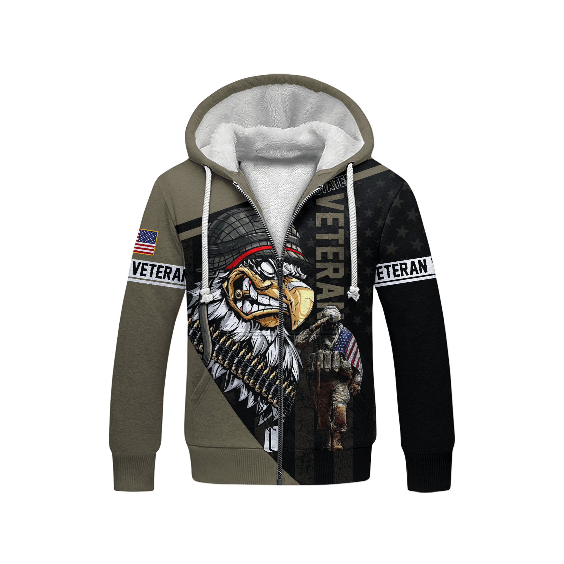 U.S. Coast Guard Eagle Hoodie VET31104 | Patriotic Gift
