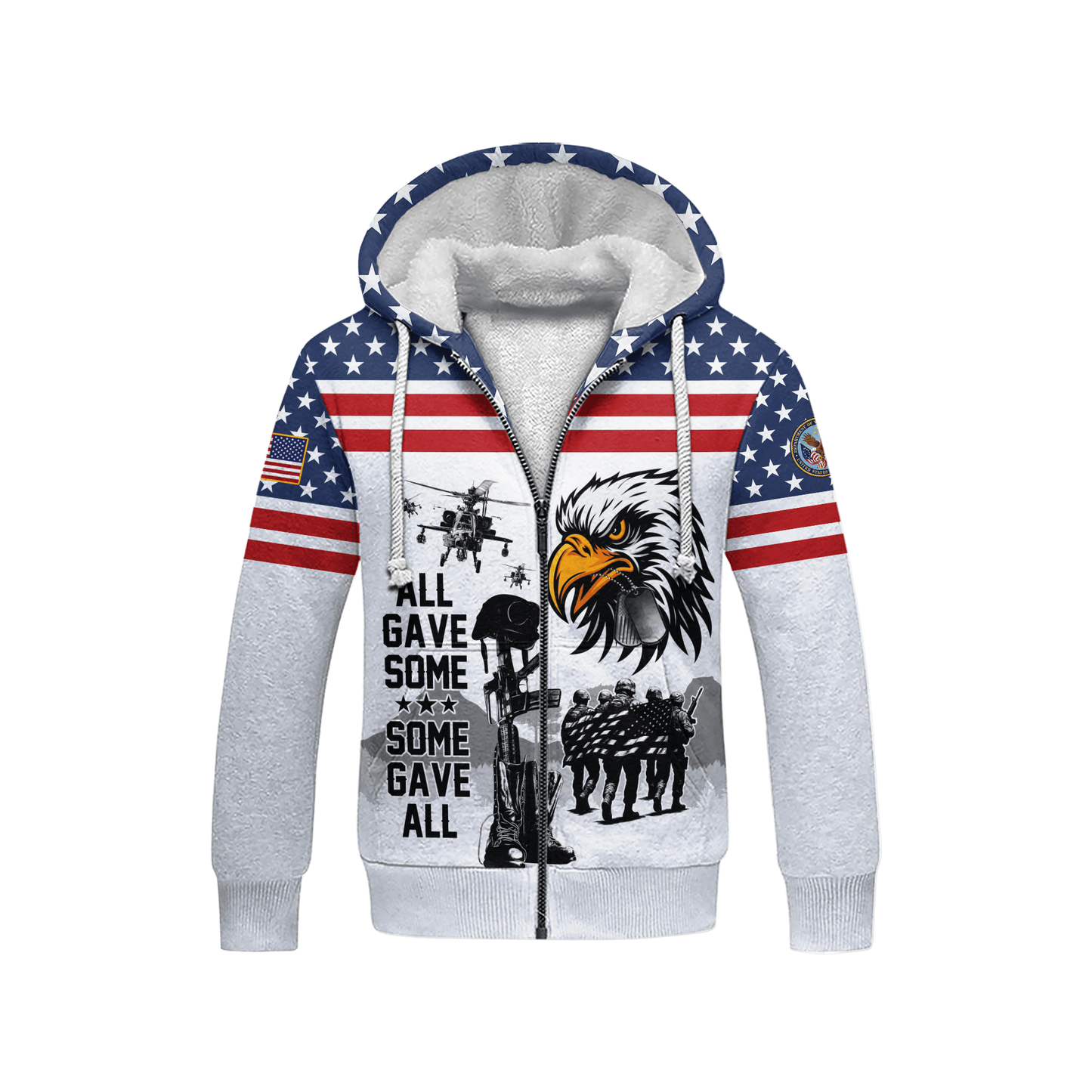 U.S. Coast Guard Eagle Hoodie VET31103 | Patriotic Gift