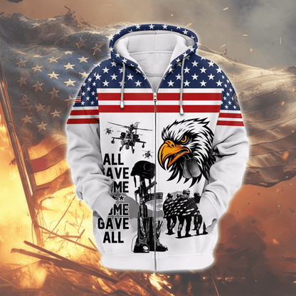U.S. Coast Guard Eagle Hoodie VET31103 | Patriotic Gift