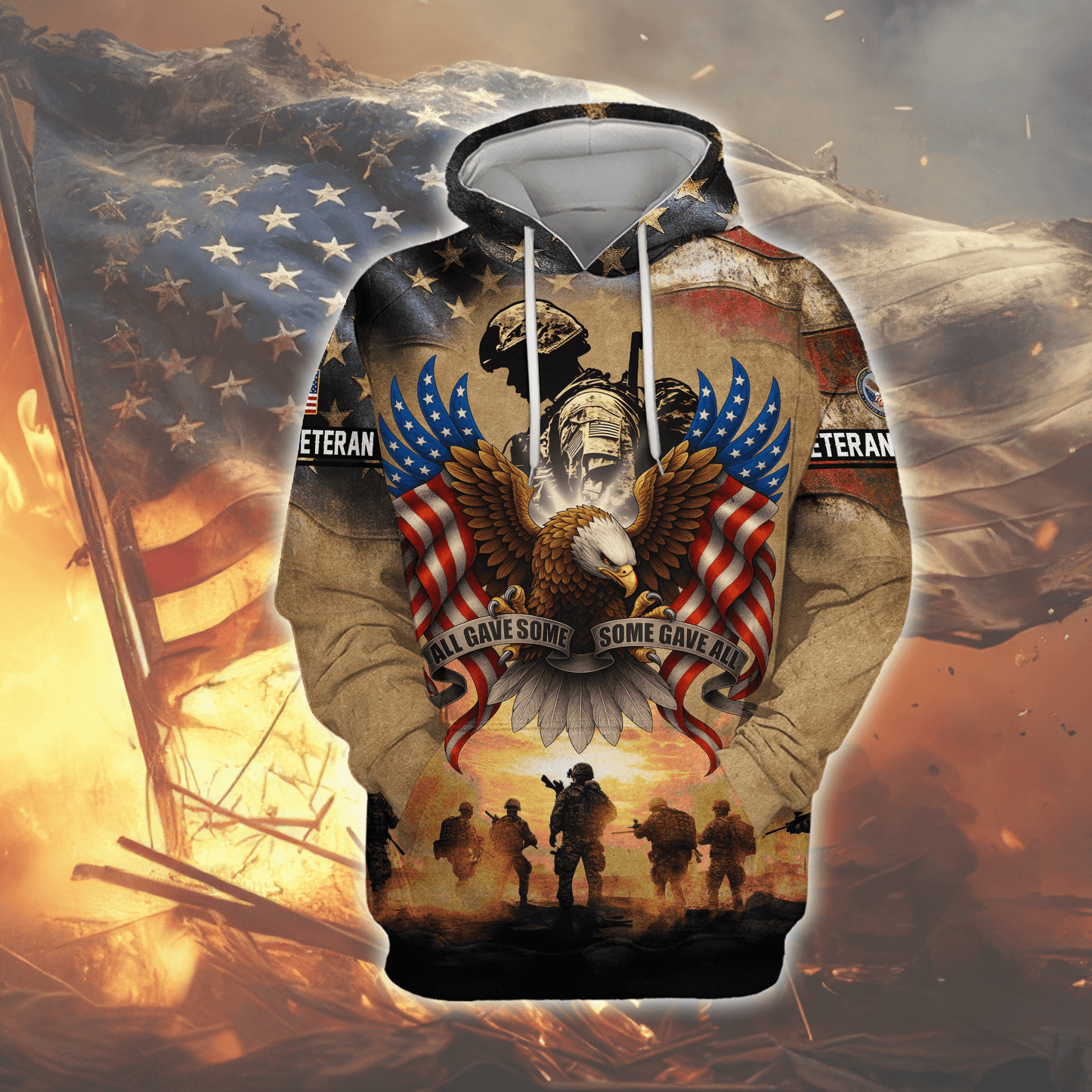 U.S. Coast Guard Eagle Hoodie | Patriotic Gift