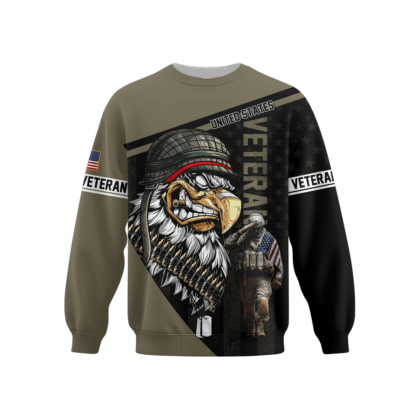 U.S. Coast Guard Eagle Hoodie VET31104 | Patriotic Gift