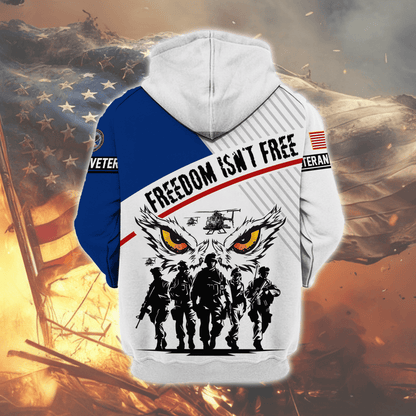 U.S. Coast Guard Eagle Hoodie VET31102 | Patriotic Gift