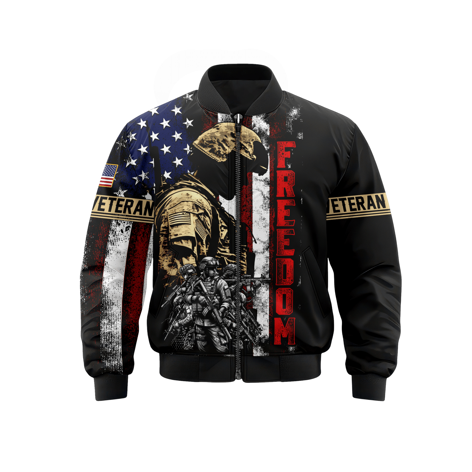 U.S. Coast Guard American Flag Hoodie | Patriotic Gift