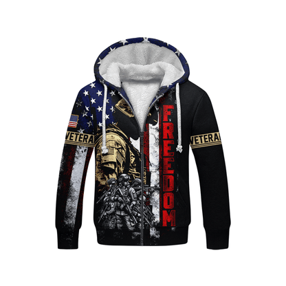 U.S. Coast Guard American Flag Hoodie | Patriotic Gift