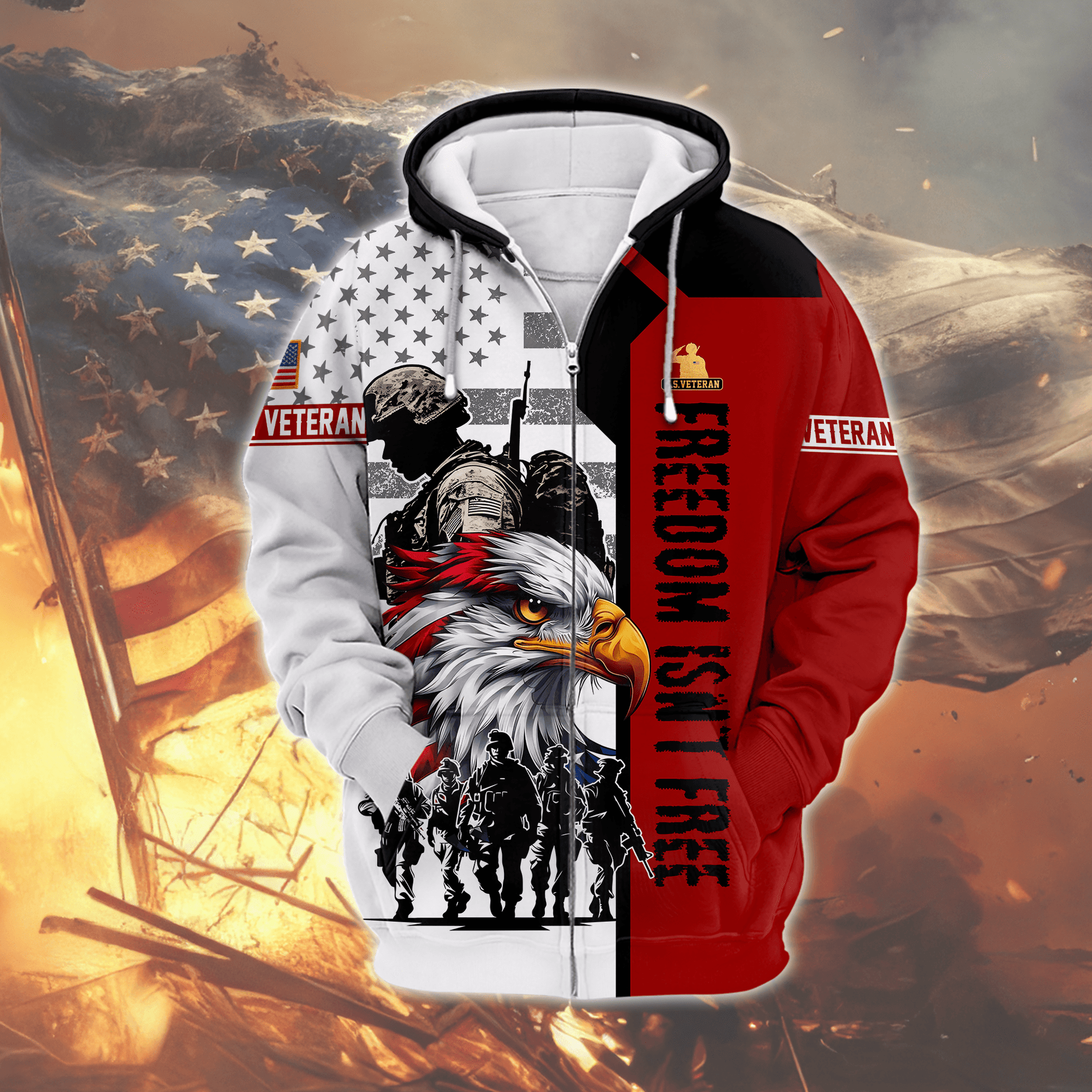 U.S. Coast Guard Eagle Hoodie | Patriotic Gift