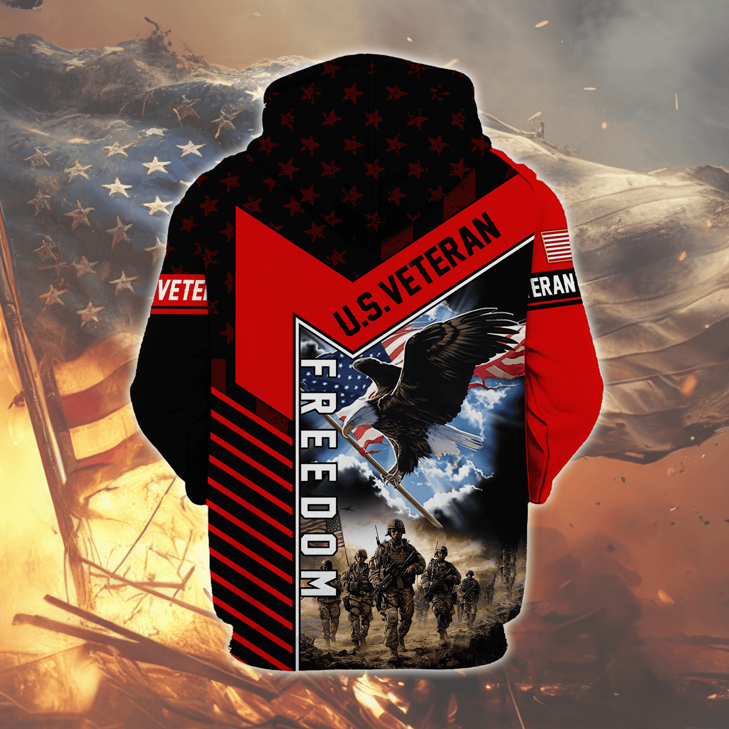 U.S. Coast Guard Eagle Hoodie | Patriotic Gift