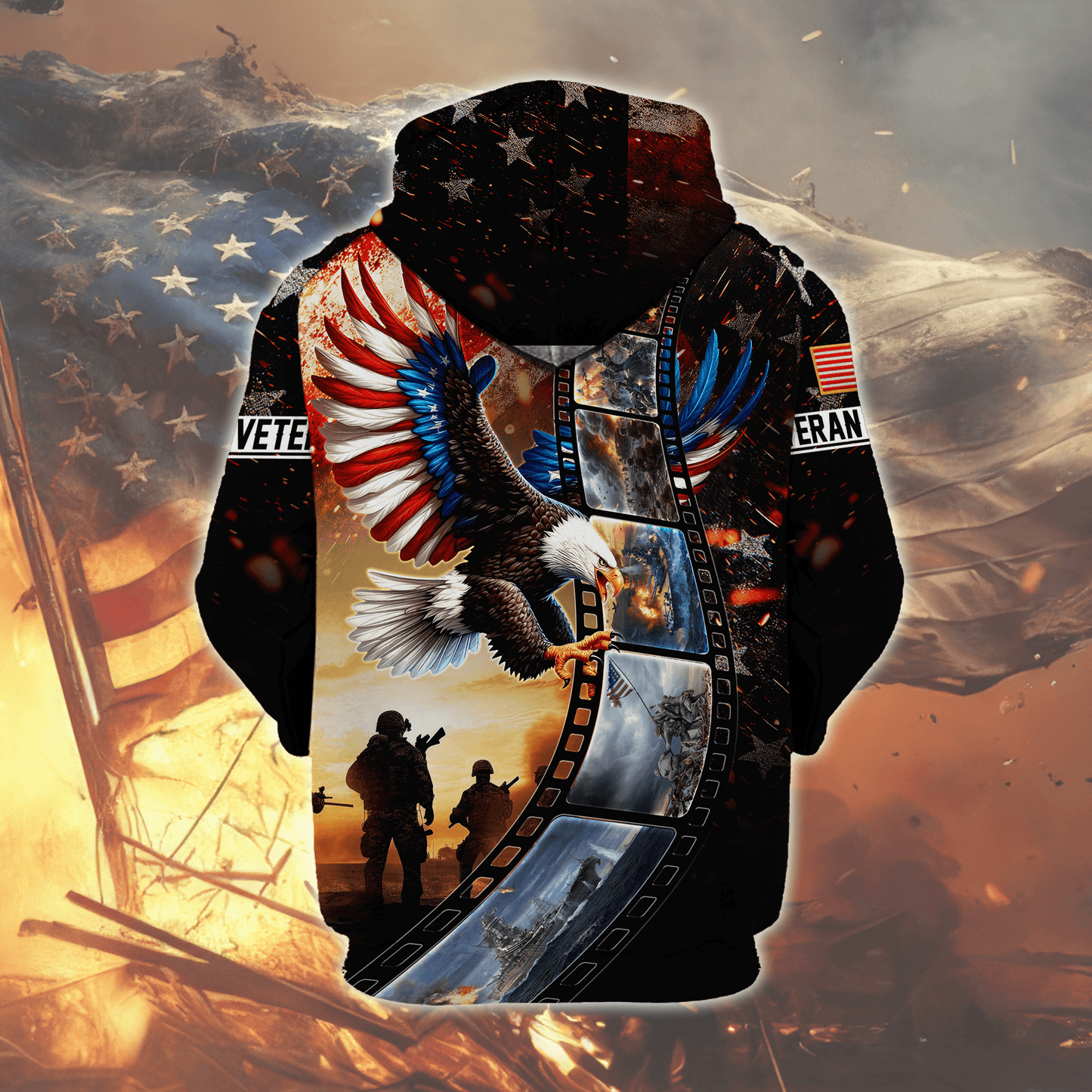 U.S. Coast Guard Eagle Hoodie | Patriotic Gift