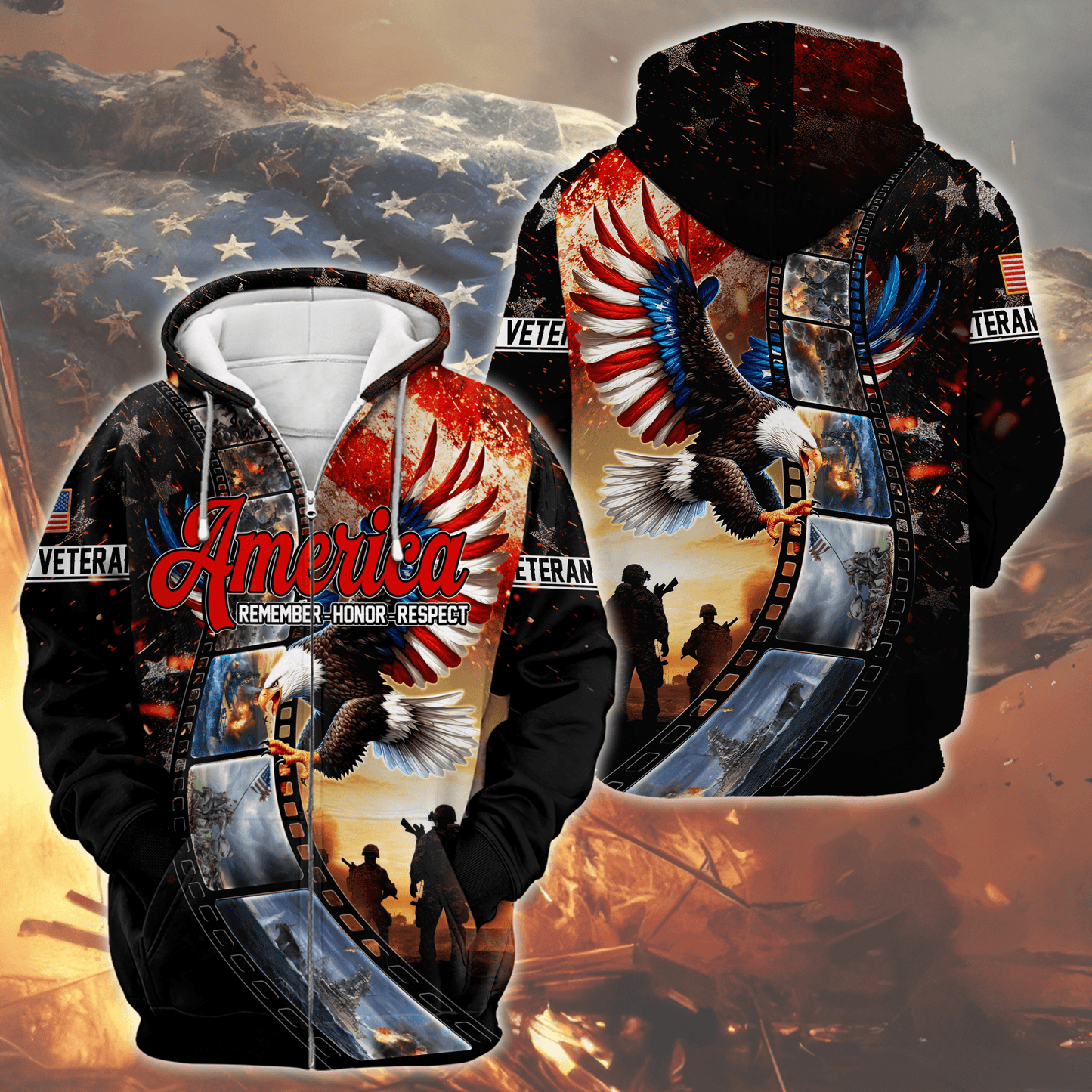 U.S. Coast Guard Eagle Hoodie | Patriotic Gift