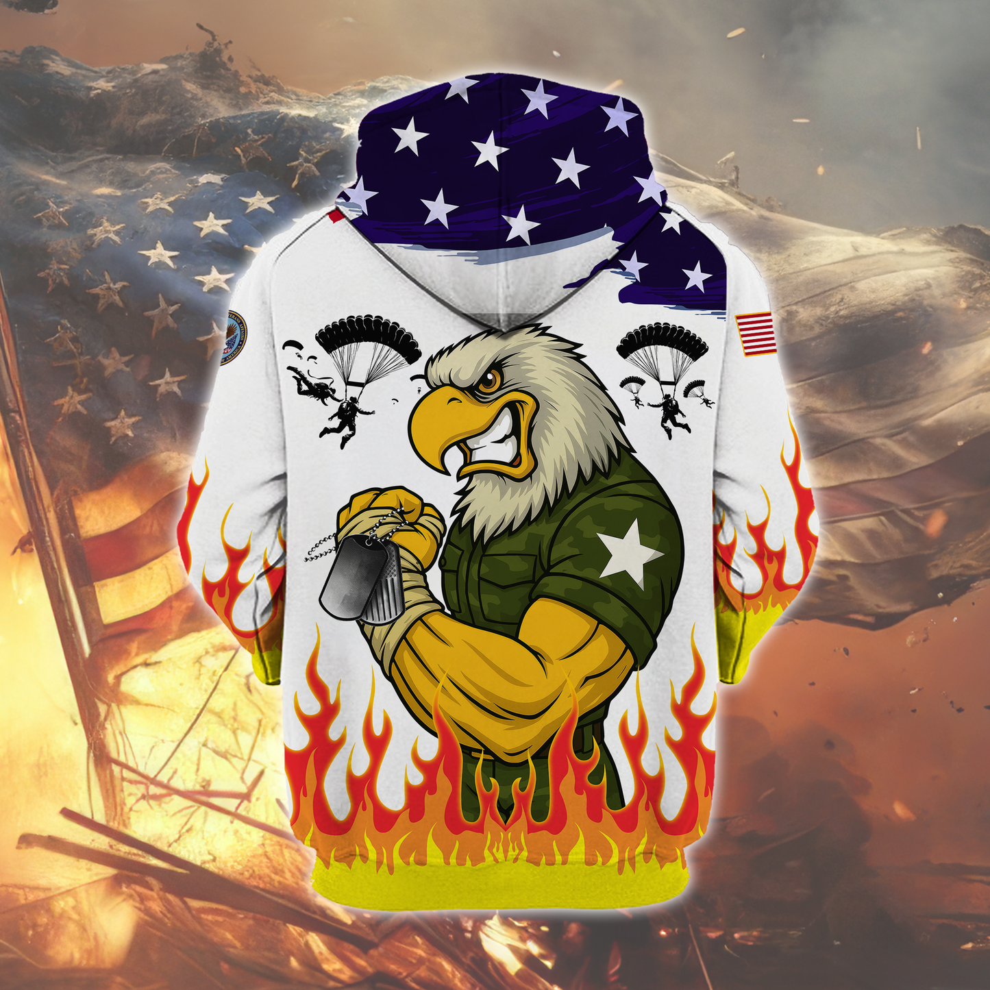 U.S. Coast Guard Eagle Hoodie | Patriotic Gift