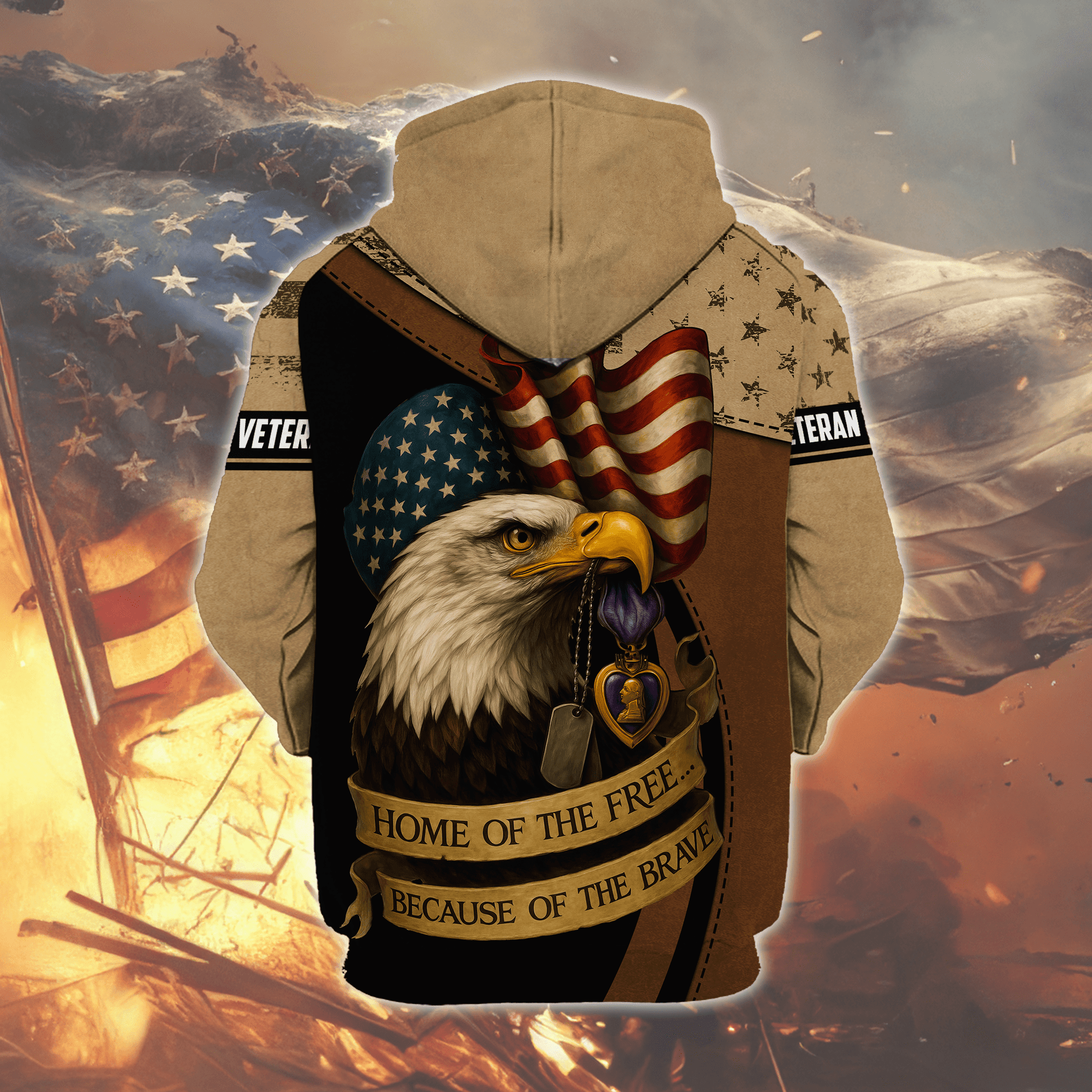 U.S. Coast Guard Eagle Hoodie | Patriotic Gift