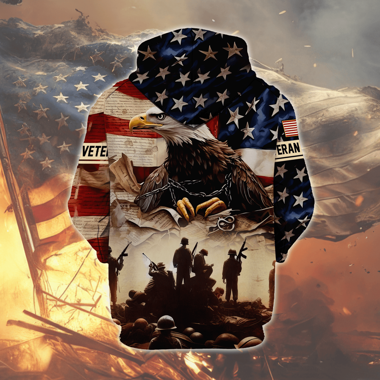 U.S. Coast Guard Eagle Hoodie | Patriotic Gift