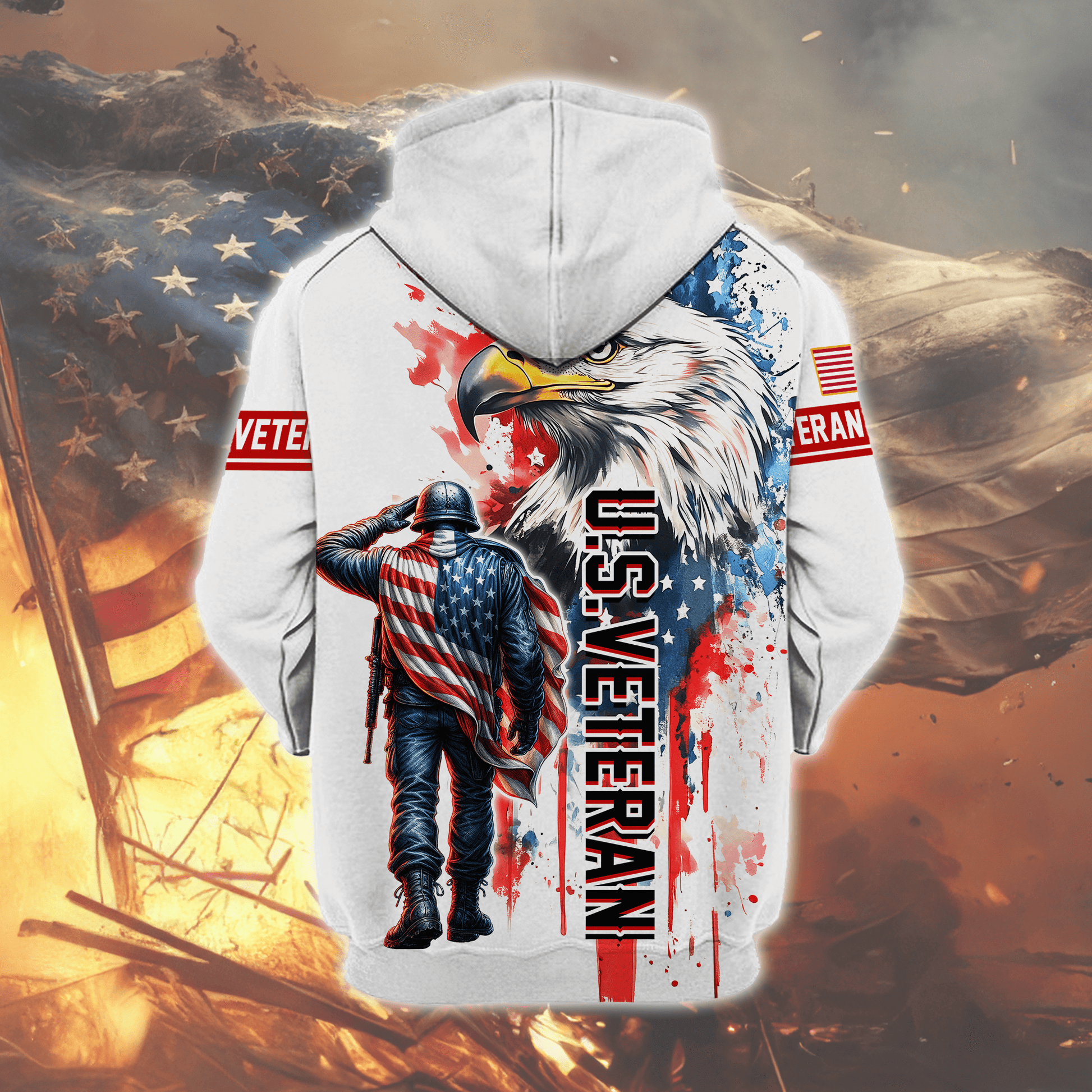 U.S. Coast Guard Eagle Hoodie | Patriotic Gift