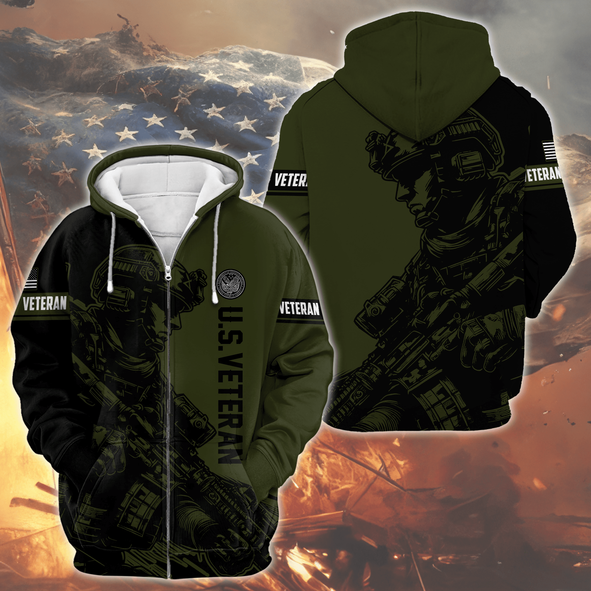 U.S. Coast Guard Hoodie | Patriotic Gift