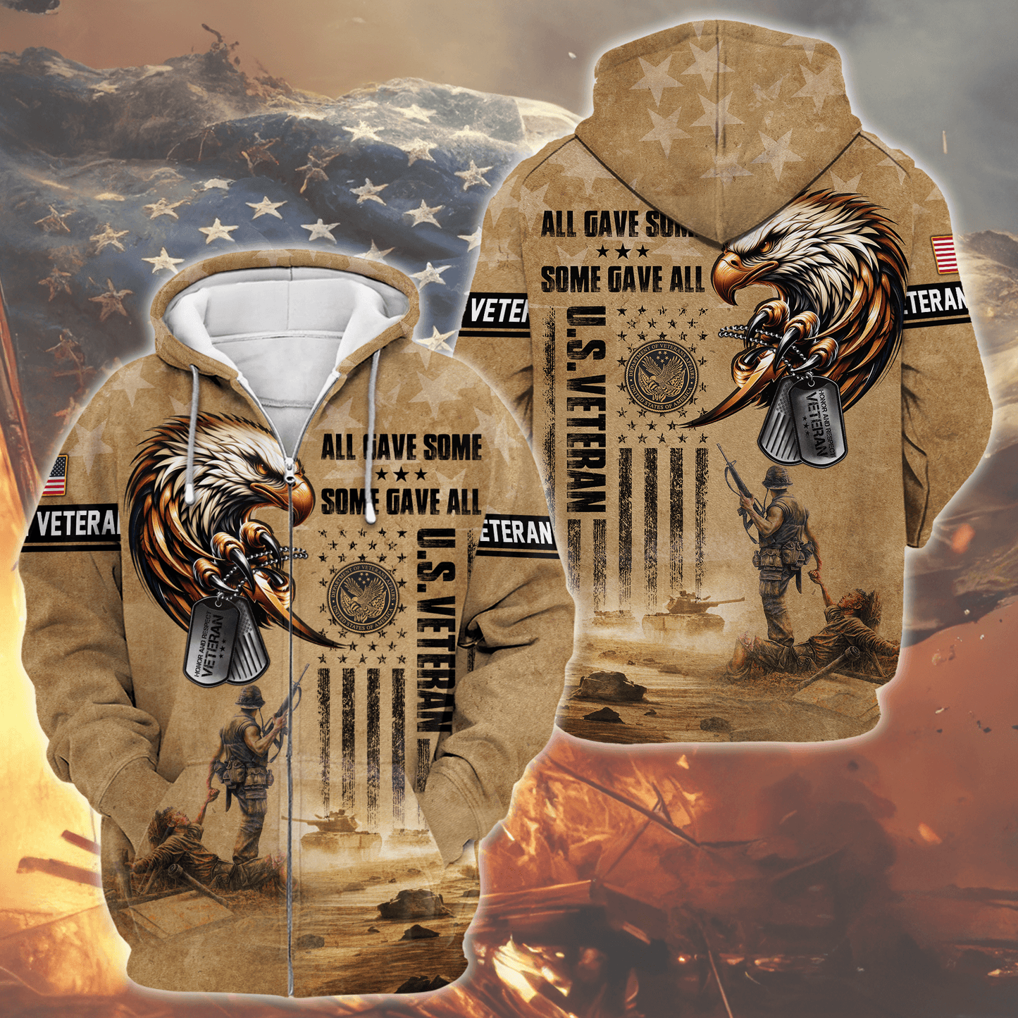 U.S. Coast Guard Hoodie | Patriotic Gift