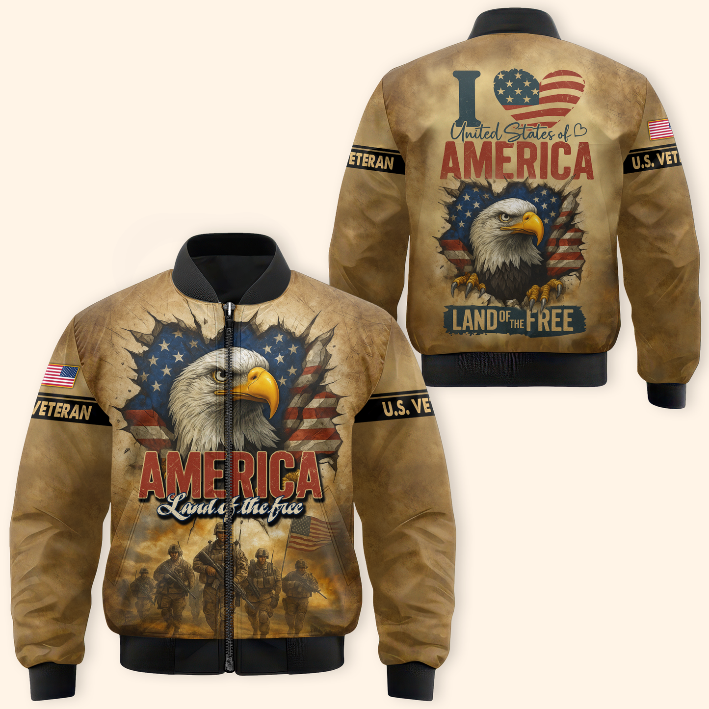 U.S. Coast Guard Eagle Hoodie | Patriotic Gift