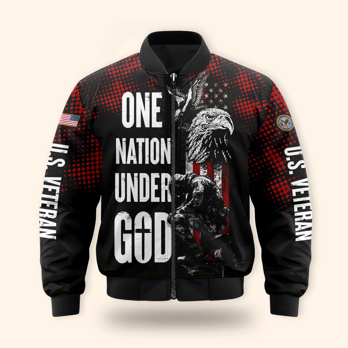U.S. Coast Guard American Flag Hoodie | Patriotic Gift