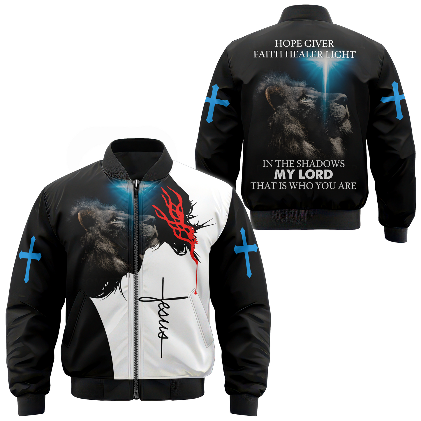 Lion of Judah Zip Hoodie | Christian Gift