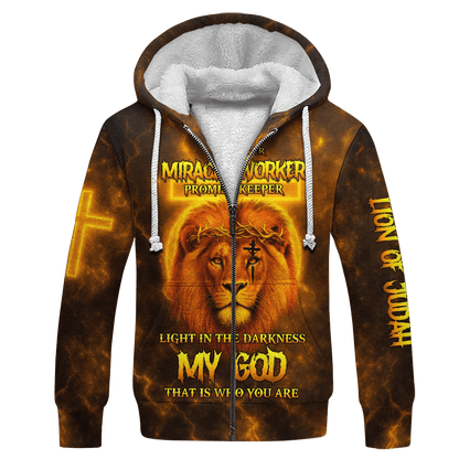 Lion of Judah – Wear Your Faith Boldly Zip Hoodie | Christian Gift