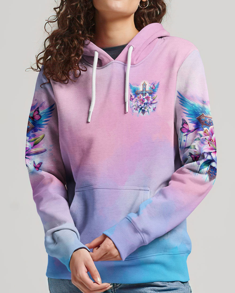 Cross Hoodie Tlno0502242 | Christian Gift