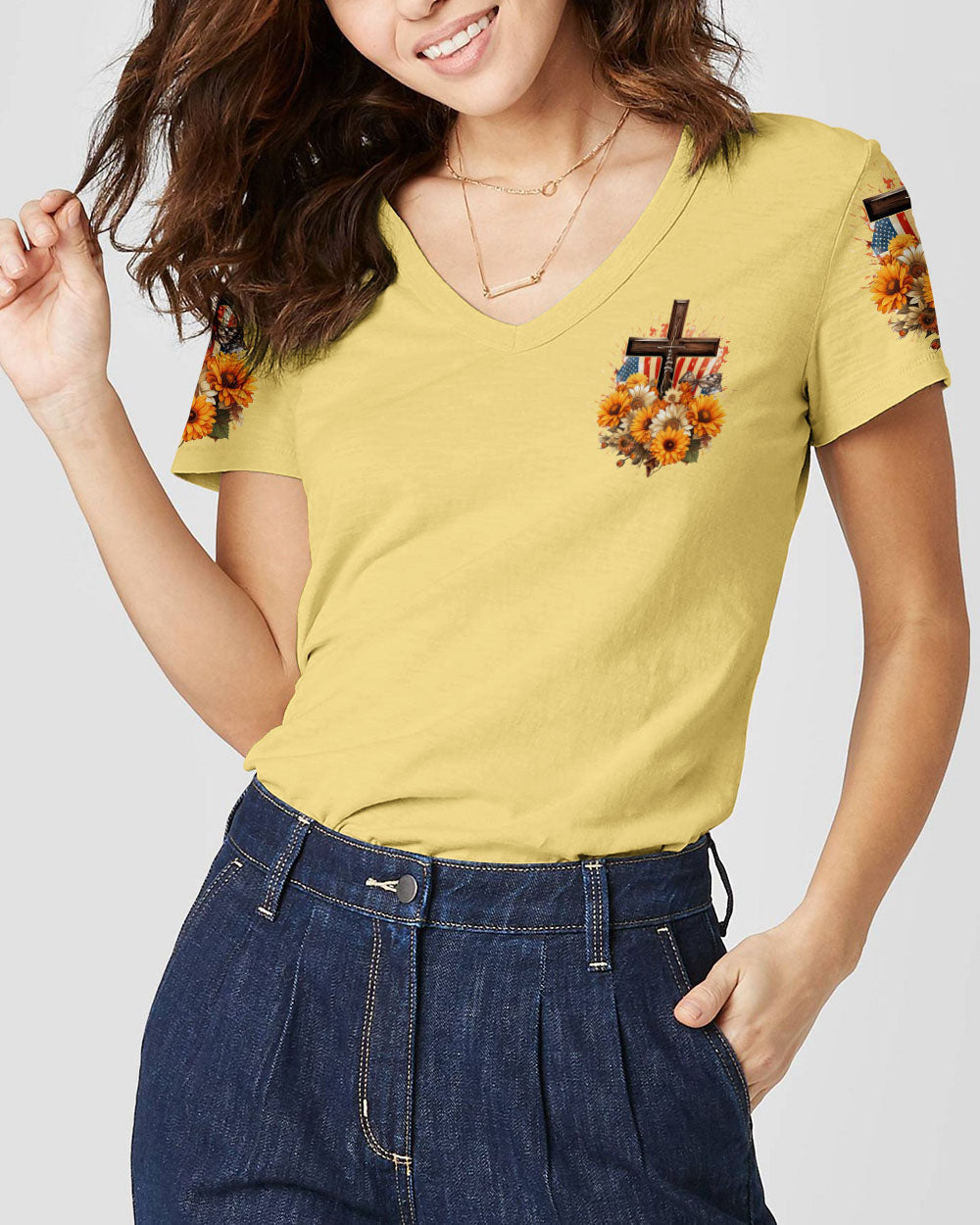 Cross T-Shirt Tlnz0607233 | Christian Gift