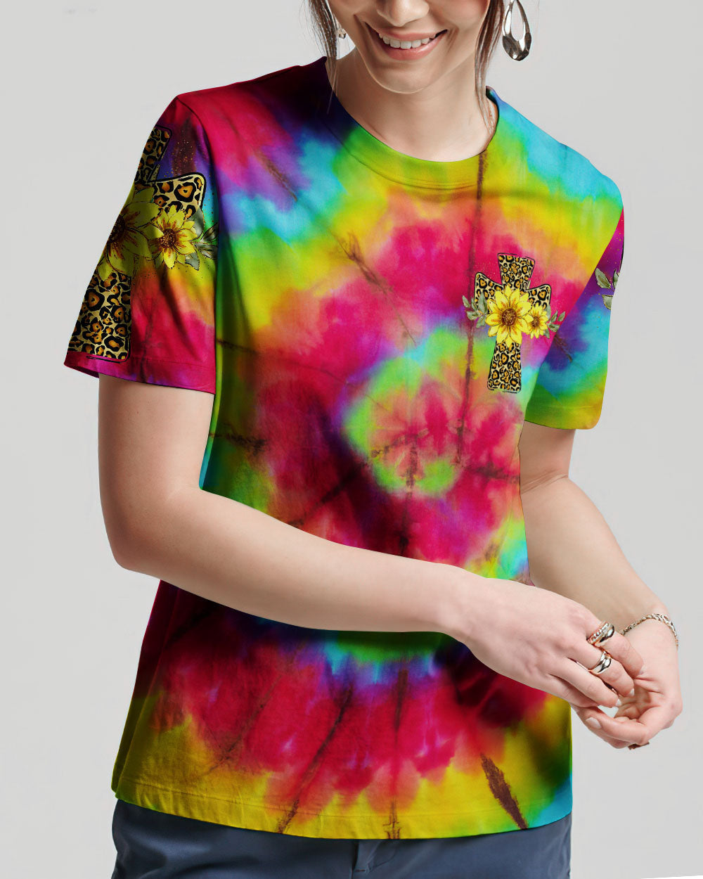 Cross T-Shirt Tytd0707231 | Christian Gift