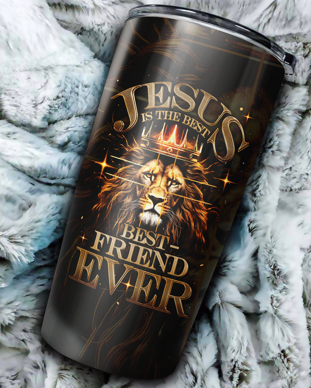 Jesus Is The Best Lion Tumbler – Ty0207236 | Christian Gift