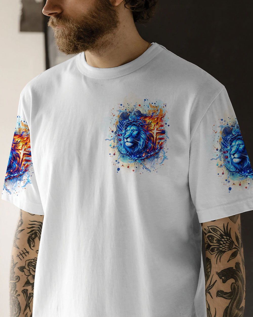 Lion of Judah T-Shirt Yhhn2805244 | Christian Gift