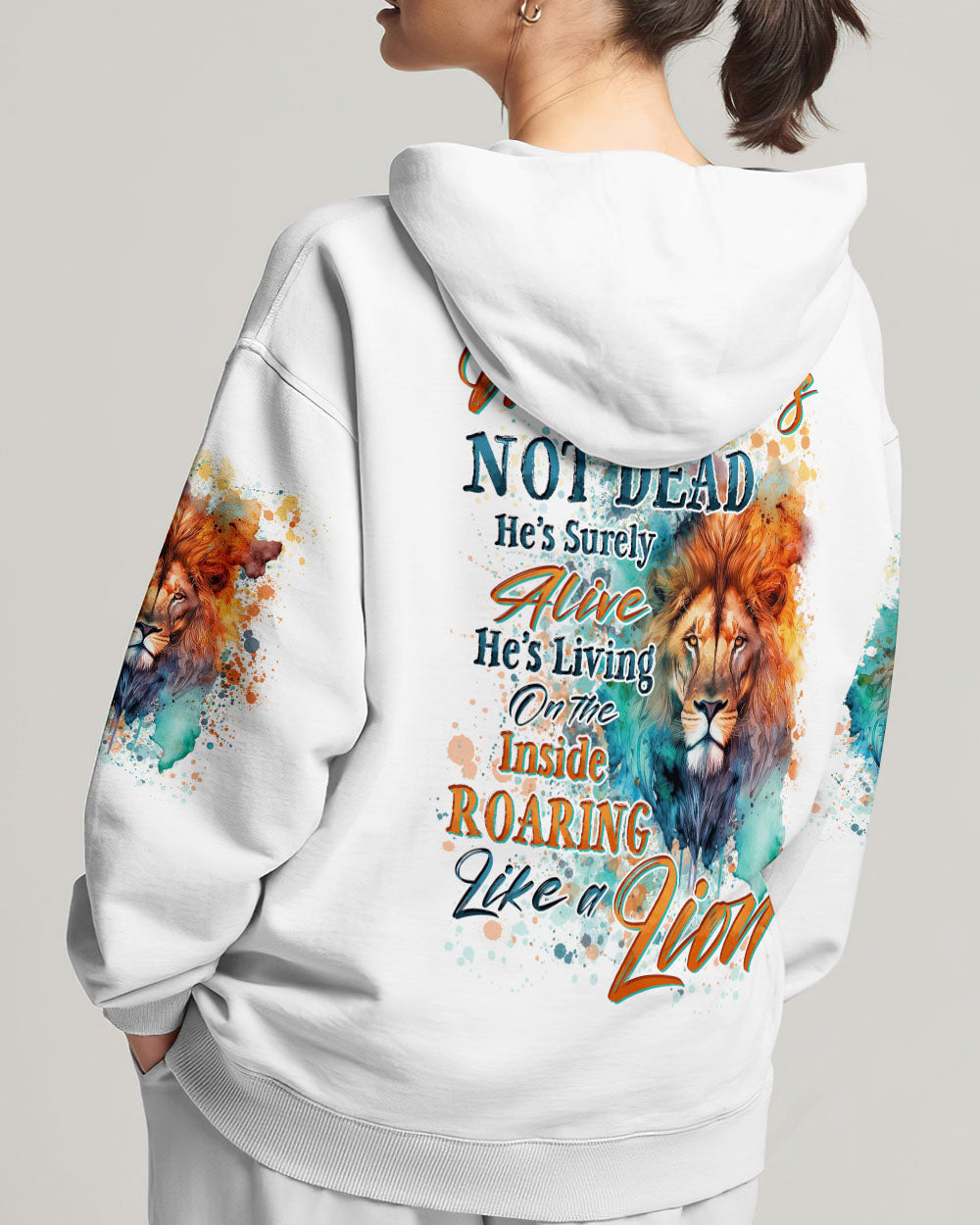 Lion of Judah T-Shirt Tytd2504244 | Christian Gift