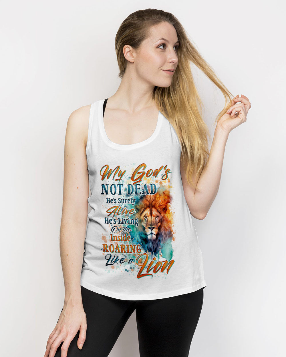 Lion of Judah T-Shirt Tytd2504244 | Christian Gift