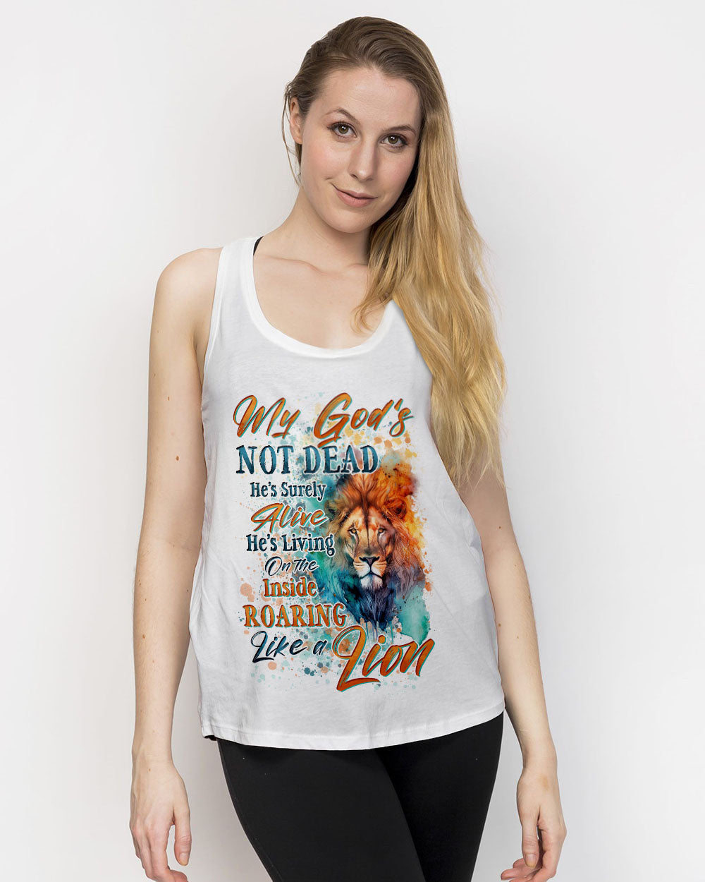 Lion of Judah T-Shirt Tytd2504244 | Christian Gift