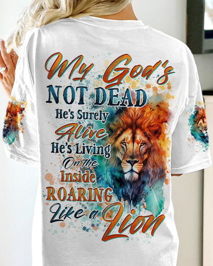 Lion of Judah T-Shirt Tytd2504244 | Christian Gift