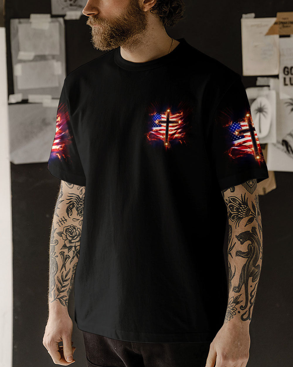 Cross T-Shirt Tlno0801243 | Christian Gift
