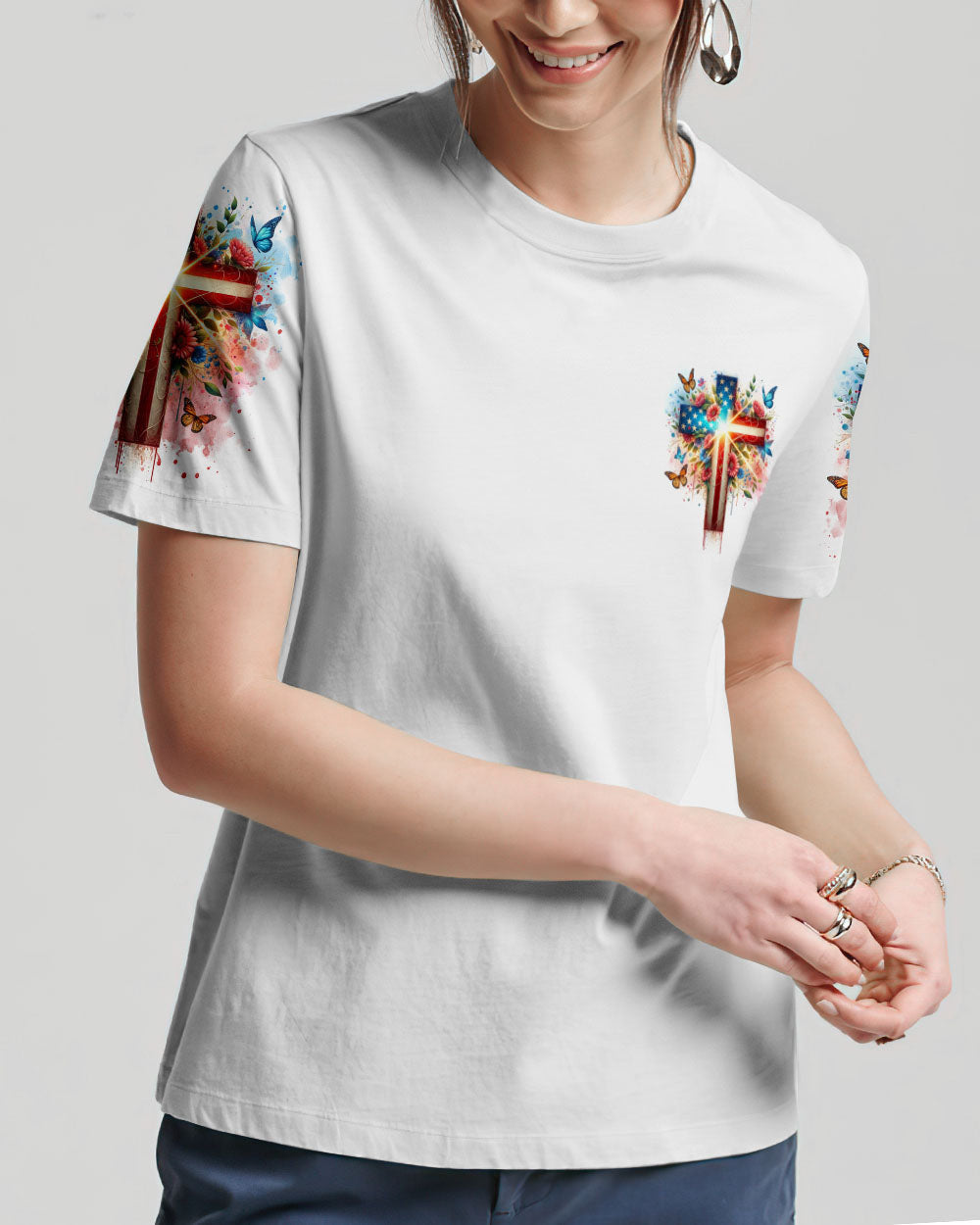 Cross T-Shirt Tlno0203241 | Christian Gift