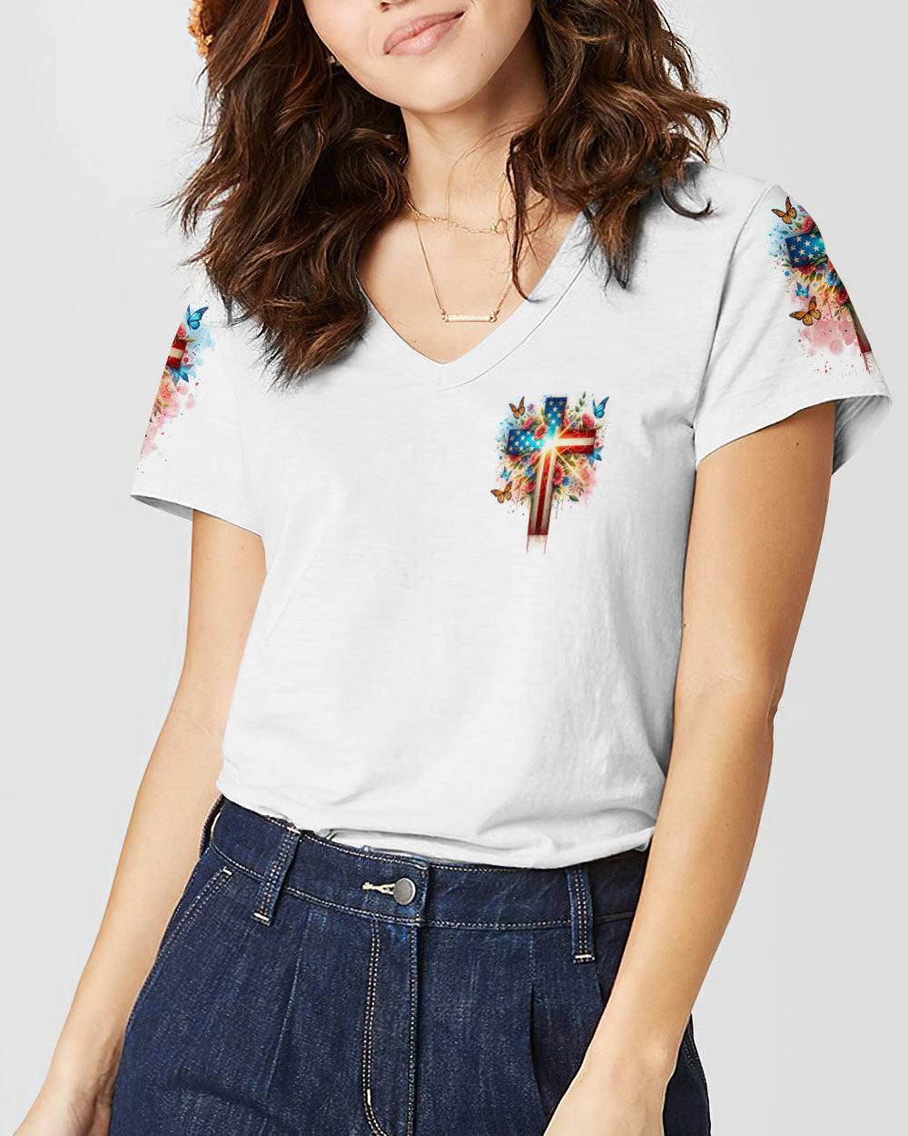 Cross T-Shirt Tlno0203241 | Christian Gift