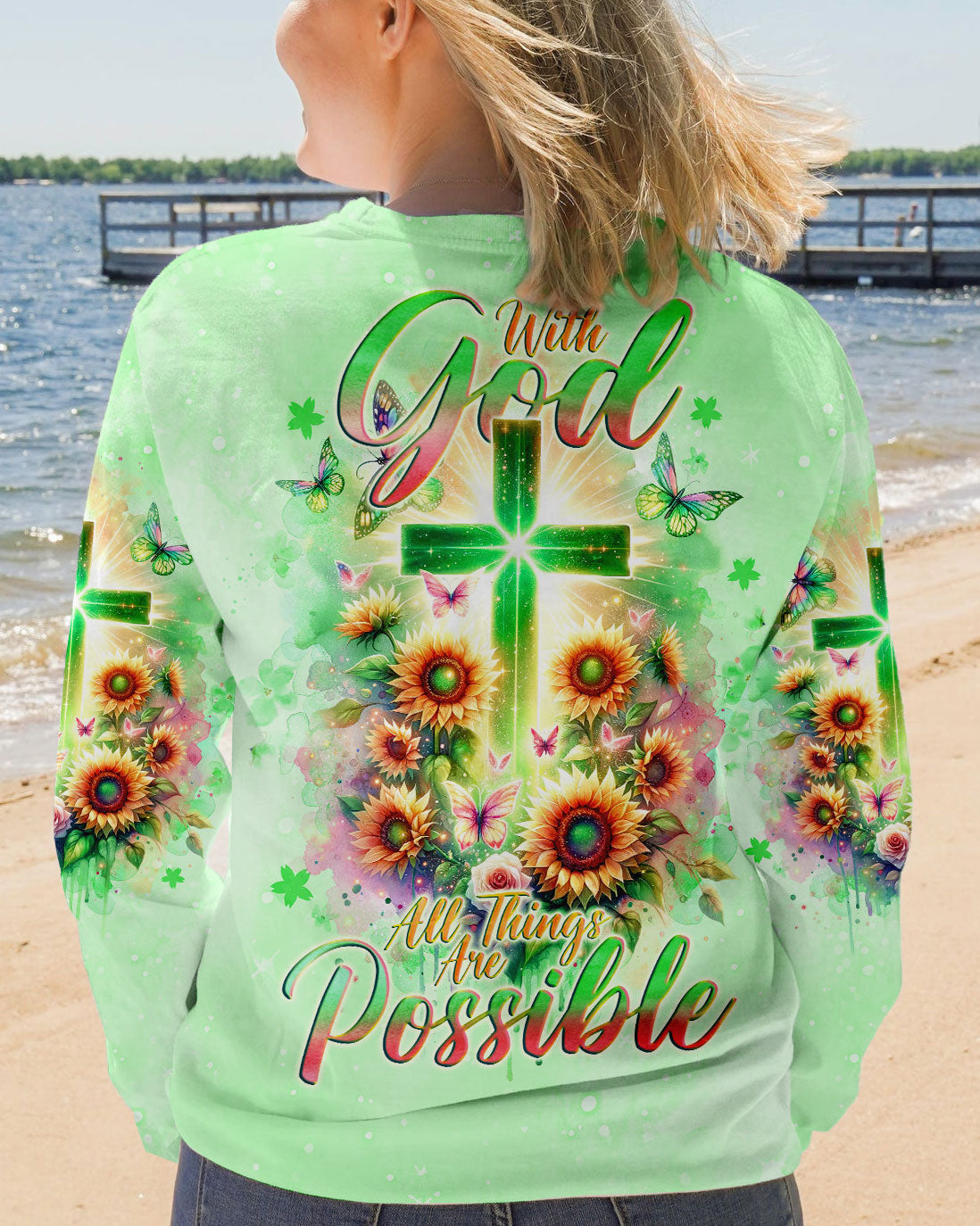 Cross Hoodie Tlno2511232 | Christian Gift