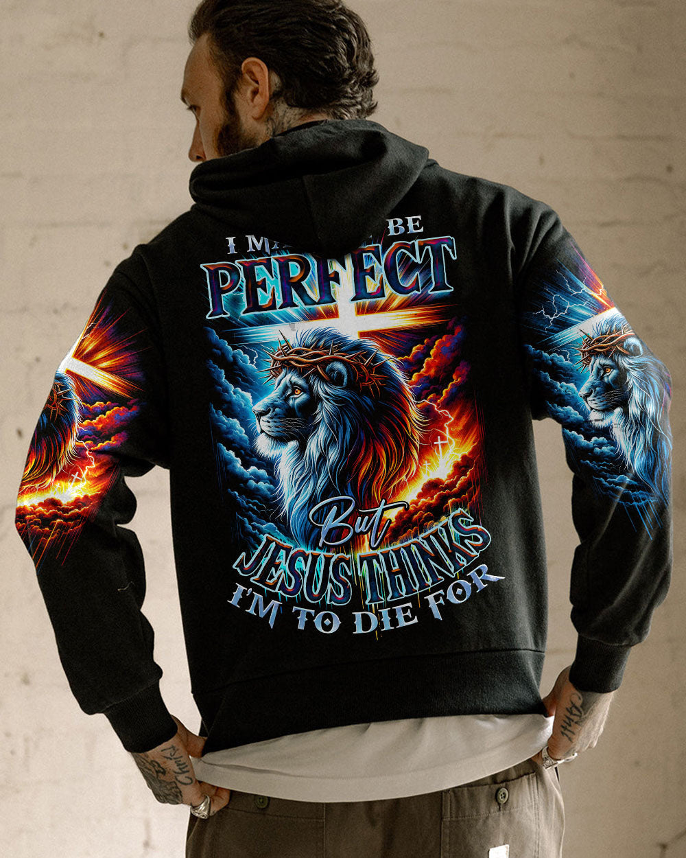 Lion of Judah Hoodie Ty1801241 | Christian Gift