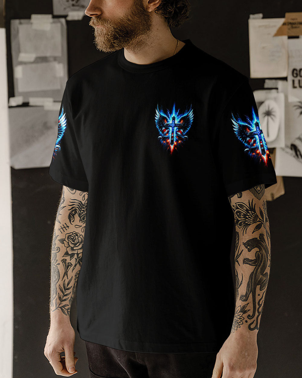 Cross T-Shirt Tltw1602244 | Christian Gift