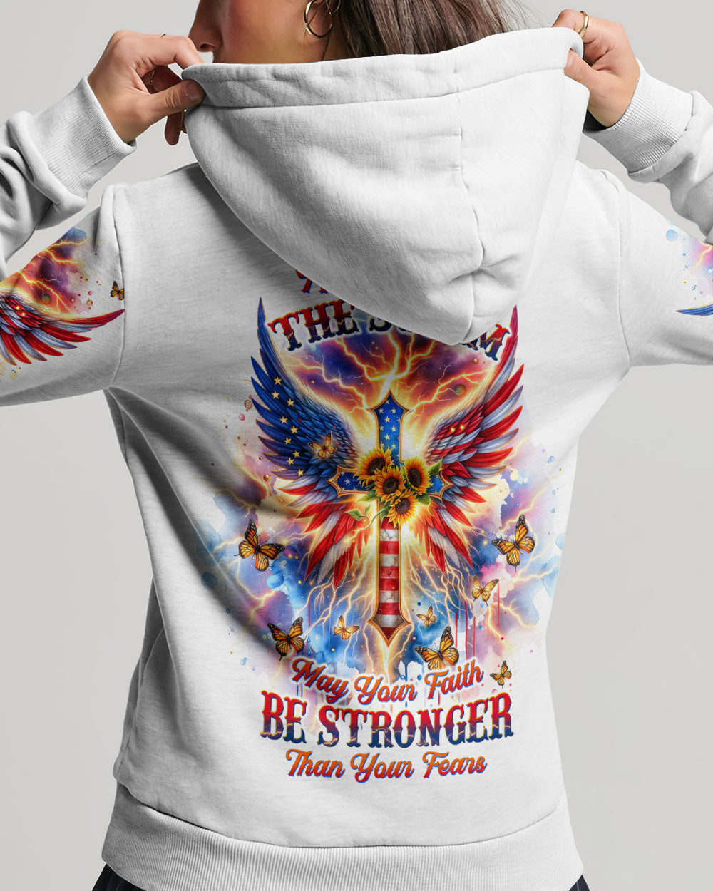 Cross Hoodie Tltw0912235 | Christian Gift
