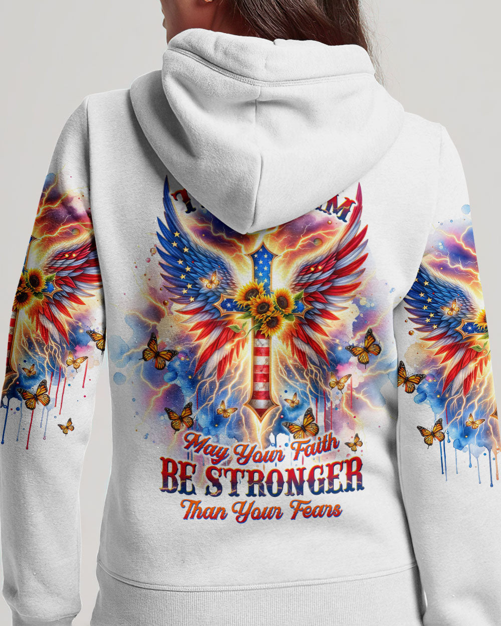 Cross Hoodie Tltw0912235 | Christian Gift