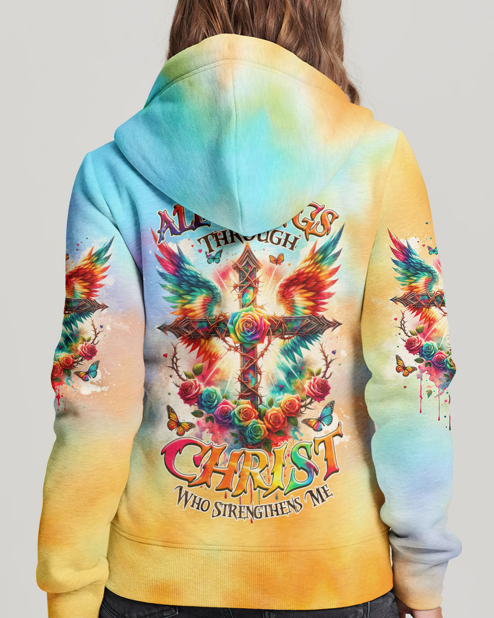 Cross Hoodie Tlnz2401242 | Christian Gift