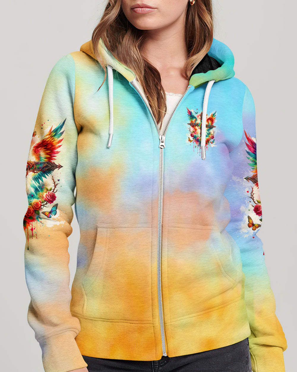 Cross Hoodie Tlnz2401242 | Christian Gift