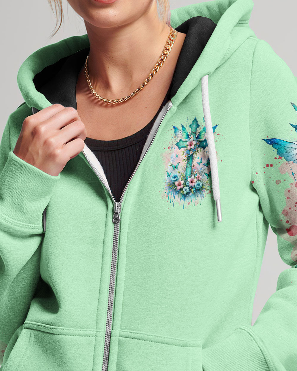 Cross Hoodie Tlnt1212234 | Christian Gift