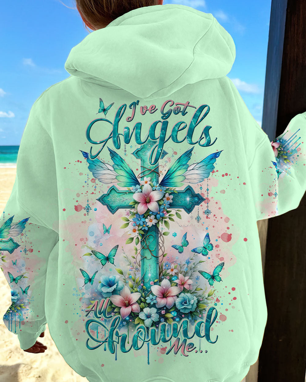 Cross Hoodie Tlnt1212234 | Christian Gift