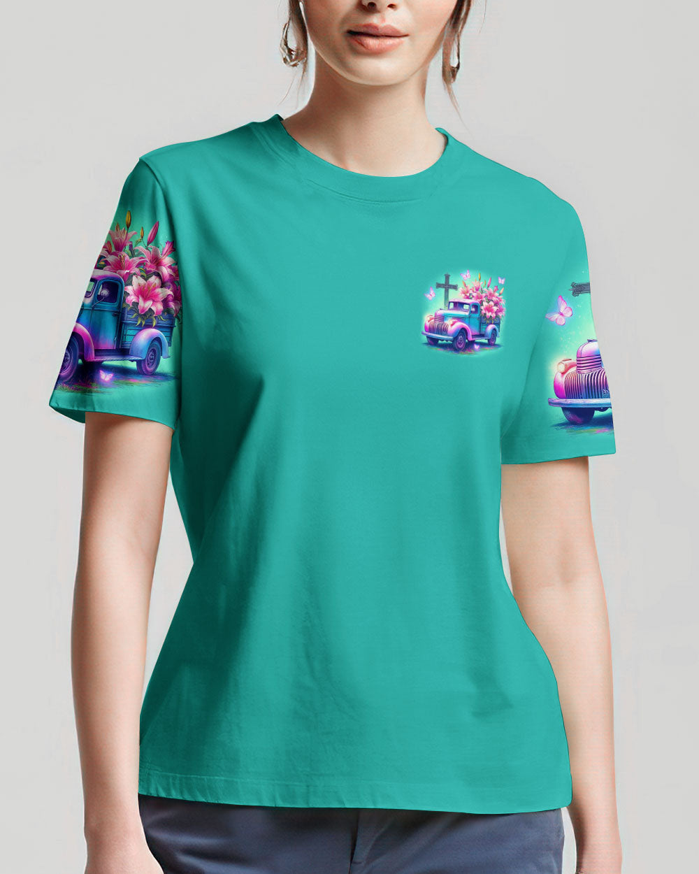 Jesus All Over Print Shirt Tyqy0705242 | Christian Gift
