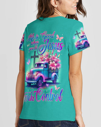 Jesus All Over Print Shirt Tyqy0705242 | Christian Gift