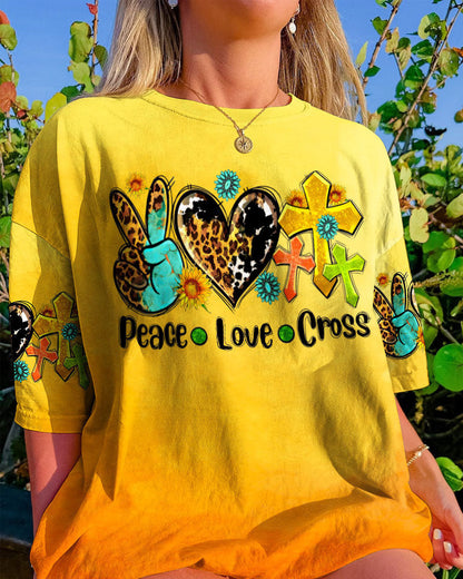 Cross T-Shirt Ty0707232 | Christian Gift